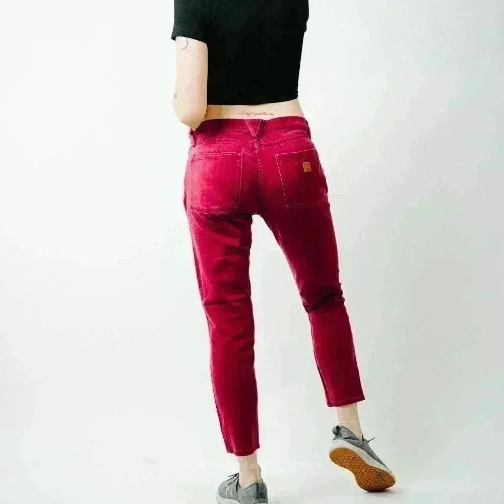 Red Roxy Denim Jeans - Picture 5 of 9